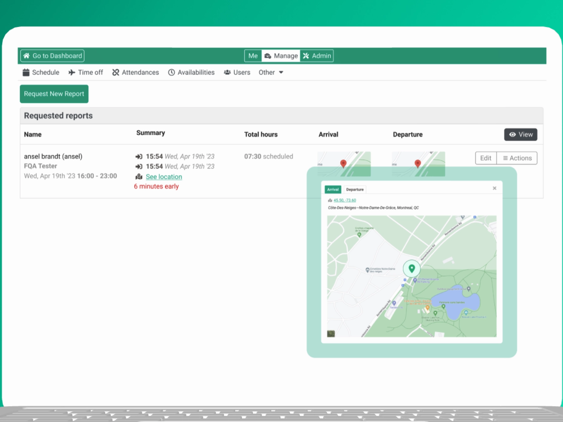 Geolocation for Punch Records